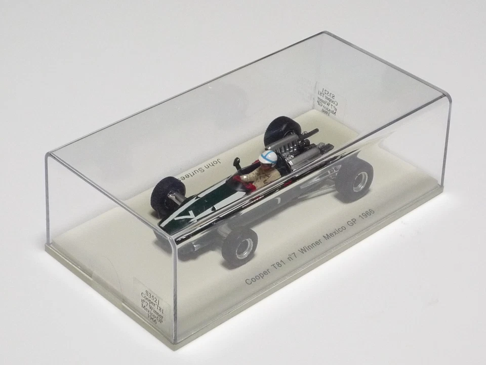 Spark 1:43 Cooper T81 #7 Ganador GP de México 1966 John Surtees S3521 Foto 2 de 4