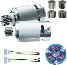 2PCS 24 Volt RS555 35000RPM High-Speed 7R Motor 15T for Fisher Price Power Wh...