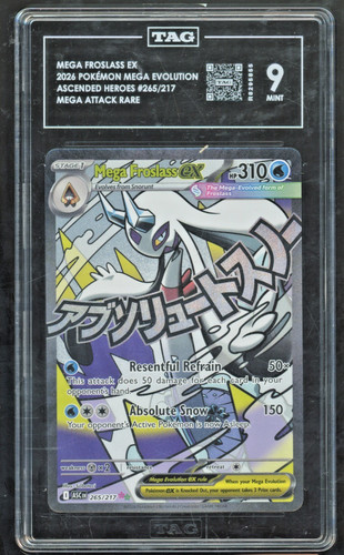 Mega Froslass ex graded TAG 9 for sale on eBay