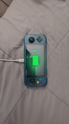 Retroid Pocket 3 Handheld Game Console System, Blue, USB-C Connectivity