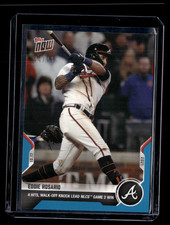 Eddie Rosario - 2021 MLB Topps Now #982 Blue 44/49 Parallel Atlanta Braves