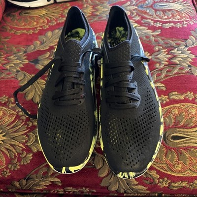 Crocs Men's LiteRide 360 Marbled Pacer Shoes Sz 13 Black/Yellow 207633-02K