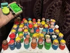 Lot Of  53 Vintage Collectible 1970s-80s Fisher Price Little People Figures