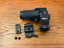 EOTech G33 3x Sight Magnifier - Black With Unity FAST OMNI Magnifier Mount 2.26"