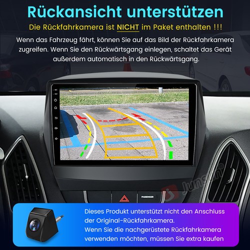 8-Kern 6+128GB Android14 Autoradio GPS Navi BT Für Hyundai ix35 Tucson 2009-2015 - Bild 15 von 20