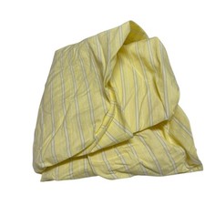 Just One You 100 Cotton Crib Sheet Yellow White Gray Stripe Fits Standard