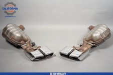 Mercedes W212 E63 Amg Exhaust Mufflers Muffler Tips Set Oem