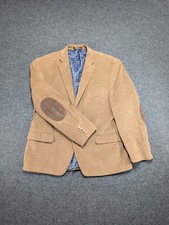 Lauren Ralph Lauren Tan Corduroy Elbow Pad Blazer jacket 43 S