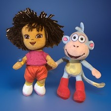 Ty Beanie Babies 8” Dora The Explorer and Boots 2011 READ