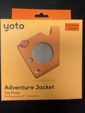 Yoto Adventure Jacket 3rd Gen Fruit Punch Orange Silicone Carry Case NEW