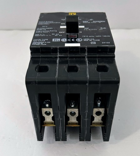 Square D EJB34040 Leitungsschutzschalter 40 Ampere 480/277 Vac 3-polig 65kA - Bild 4 von 6