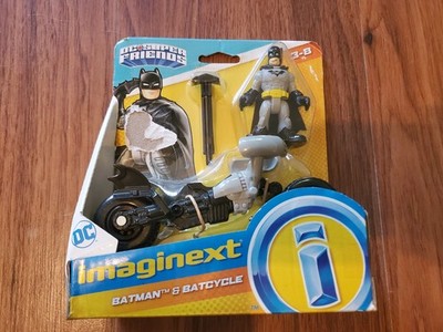 DC Super Friends Imaginext Batman & Batcycle FWK36