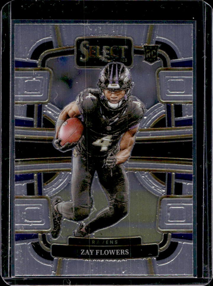2023 Select Zay Flowers RC Rookie Concourse #8 Ravens