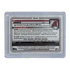 TOPPS MLB BOWMAN CHROME 1ST AJ VUKOVICH ARIZONDBACKS /150 #CDA -AV  625476