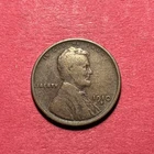 (1) Beautiful Antique 1910-S Lincoln Wheat Cent/Penny CHOICE VG-VERY GOOD