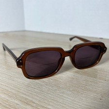 Vintage Romco 4 1/2 - 5 3/4 RO 50-20 Eyeglasses Full Rim Frames Brown