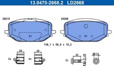 Bremsbelagsatz Scheibenbremse Vorderachse für CITROËN OPEL PEUGEOT VAUXHALL DS