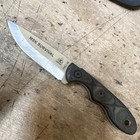 TOPS MSK Survival Fixed Blade Knife, Micarta Full Tang w/ Sheath Made USA — photo 2