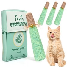 HivaolJoy 3 Pack Catnip Toys for Cats, Funny Kicker Cat Standard, Green