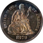 1879 Seated Liberty Dime Proof NGC PF63 Great Eye Appeal Strong Strike