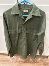 US Army Long Sleeve Shirt OG-507 Dura Press , 15 1/2 X 33
