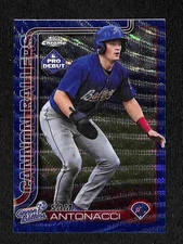 2025 Topps Pro Debut Chrome - Sam Antonacci /150 Blue Wave Refractor #PDC-109