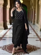 Readymade Rayon Kurta With Pant Set for Women's Party Festive Outfit Wedding Gif