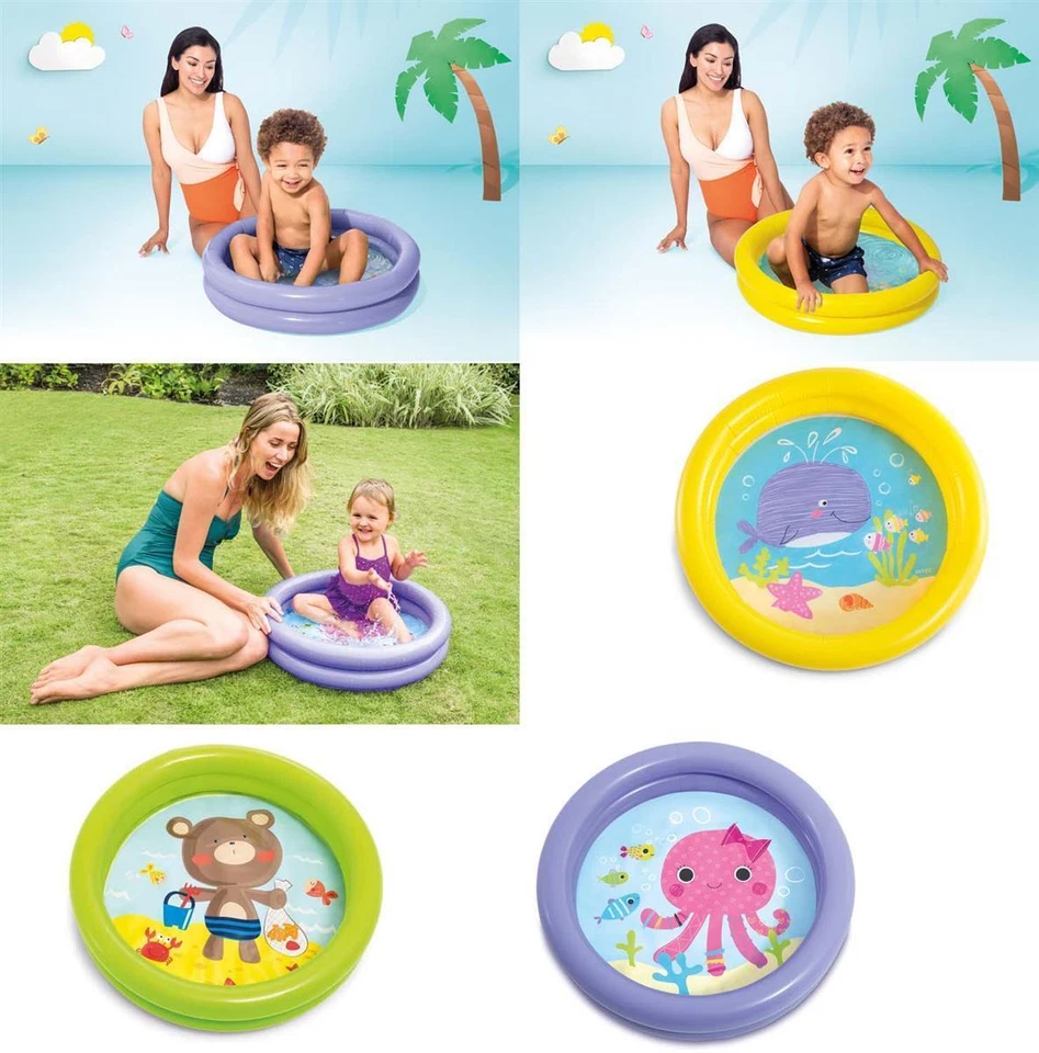 AUSWAHL: Intex Planschbecken My First Pool - Aufblasbarer Babypool Kinderpool