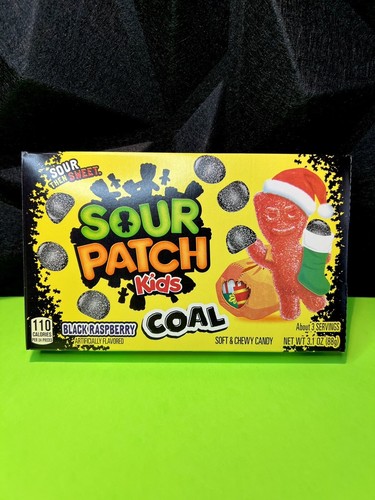 ๐ด Limited Edition Sour Patch Kids Coal Exclusive Candy Black Raspberry Chewy