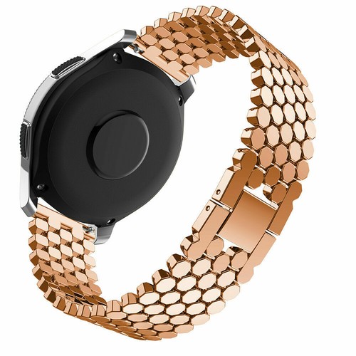 22mm Stainless Steel Links Watch Band Strap For Samsung & Huawei Smart Watch - Picture 4 of 21