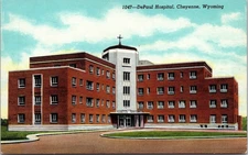 DePaul Hospital Cheyenne Wyoming WY Postcard UNP VTG Sanborn Unused Vintage