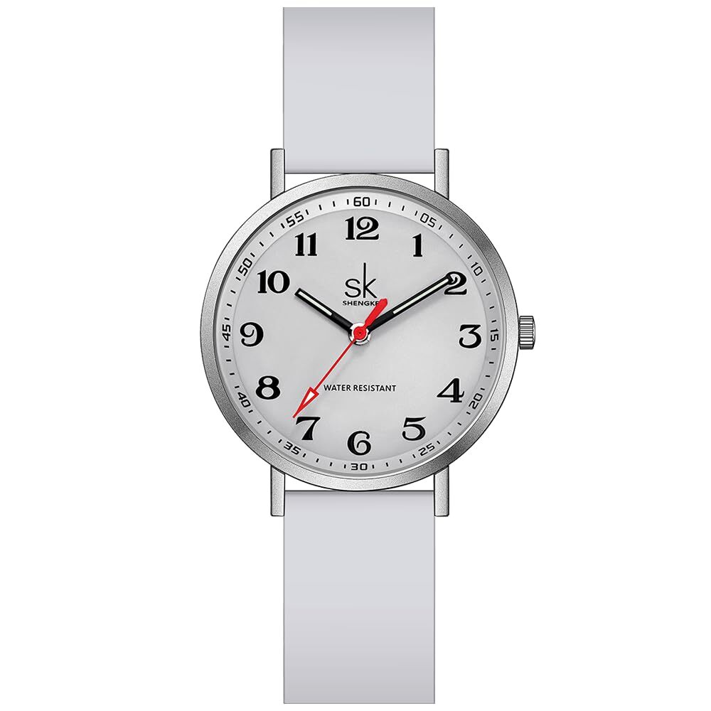 SHENGKE SK Ultra Thin Fashion Sport Sweatproof Women Watch Ladies