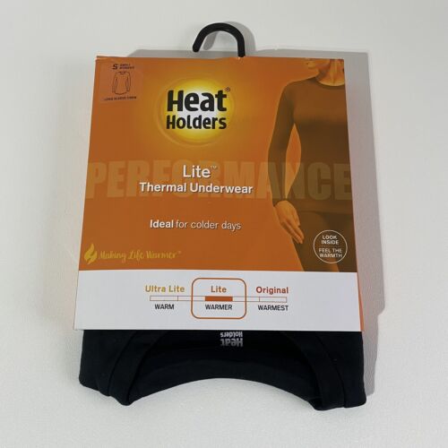 NEW Heat Holders Lite Thermal Underwear Womens Small Long Sleeve Crew Shirt