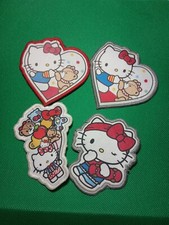 Lot of 4 sublimate patch sew on 3 inch patch anime-game inspired kitty