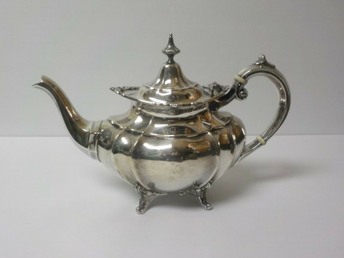 5-Piece Reed & Barton HAMPTON COURT Sterling Silver Coffee / Tea Set, c. 1950's - Picture 5 of 11