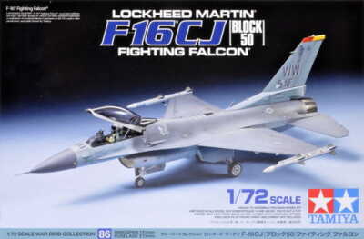 TAMIYA 60786 1:72 Lockheed Martin F-16CJ [BLOCK50] Fighting Falcon