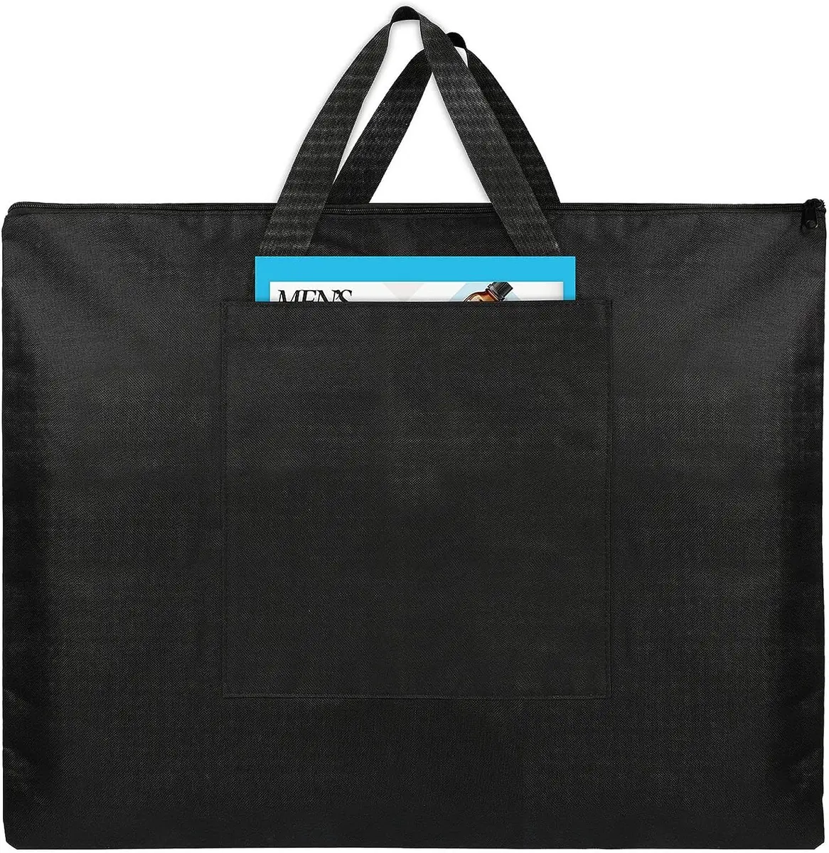 Portable Art Portfolio Bag, Posters Storage Bag With Zipper