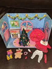 Rare 02 Baby Born Mini World XMAS Holiday Set REDUCED 14pc in Orig Box Exc Cond!