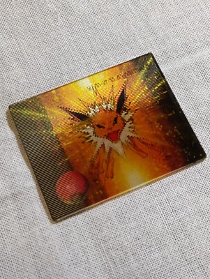 Jolteon Pokemon Japanese Meiji Super Change Card 3D