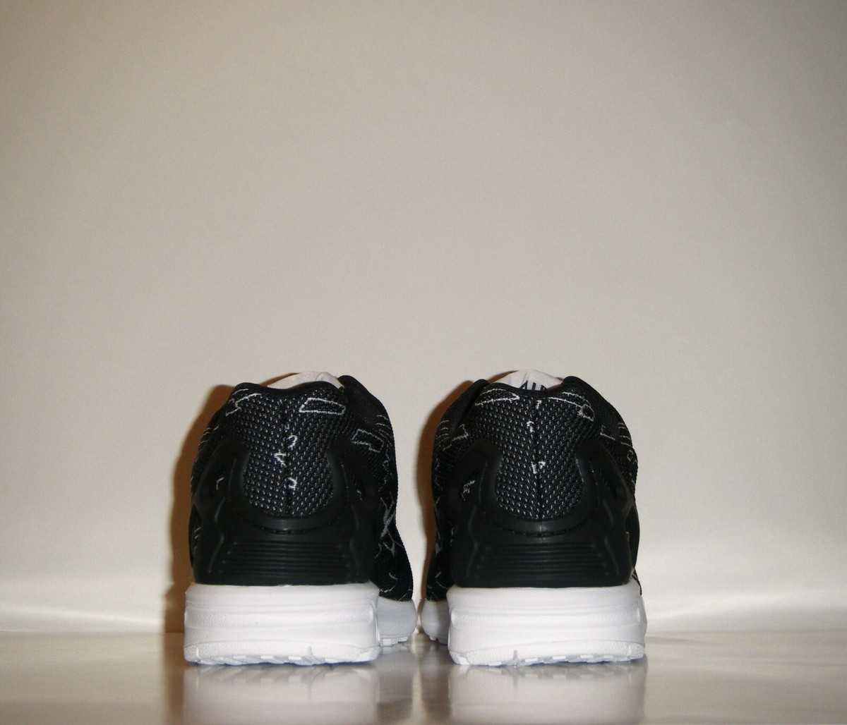 2014 Adidas ZX Flux Weave Pattern Pack Black White Sz. 8.5 2014 Adidas ZX Flux Weave Pattern Pack Black White Sz. 8.5