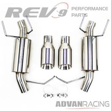 Axle-back Sports Muffler Exhaust Kit For Ford S197 Mustang 3.7l 11-14 Stainless