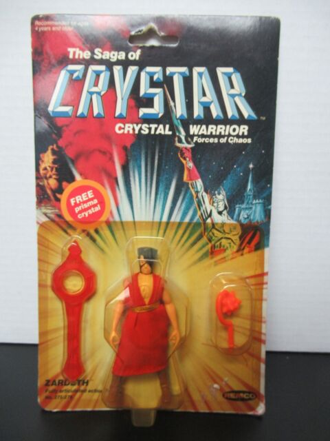 1982 Remco The Saga of Crystar Zardeth Figure on Card