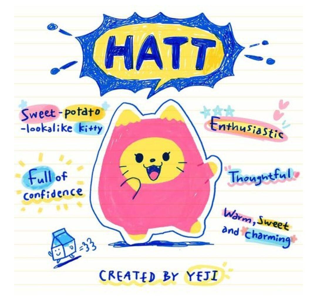 ✳WDZY &amp;you モアプラスマスコット ITZY HATT イェジ✳ ITZY WDZY x LINE FRIENDS Official HATT Plush Doll S Size