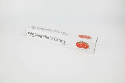 MAJESTIC CLING FILM CATERING SIZE KEEP FOOD FRESH PLASTIC WRAP KITCHEN 300m X 20M