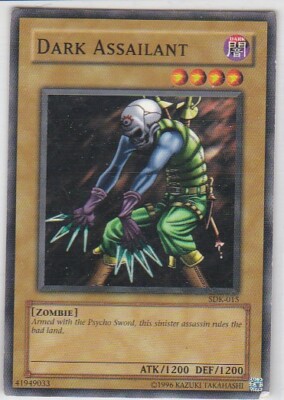 Yugioh - Konami - Yu-Gi-Uh! - Dark Assailant - SDK-015 - Trading Card