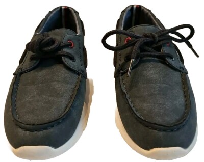 Tommy Hilfiger Boy's Shoes Navy Douglas Boat Shoes Youth Boy's