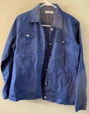 Here No Hart Womens Cotton/Lycra Jacket Jeweled Buttons Sz Medium 