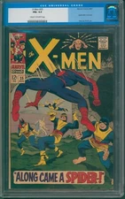 X-Men #35 (1967) ⭐ CGC 6.5 ⭐ Spider-Man Crossover! Silver Age Marvel Comic