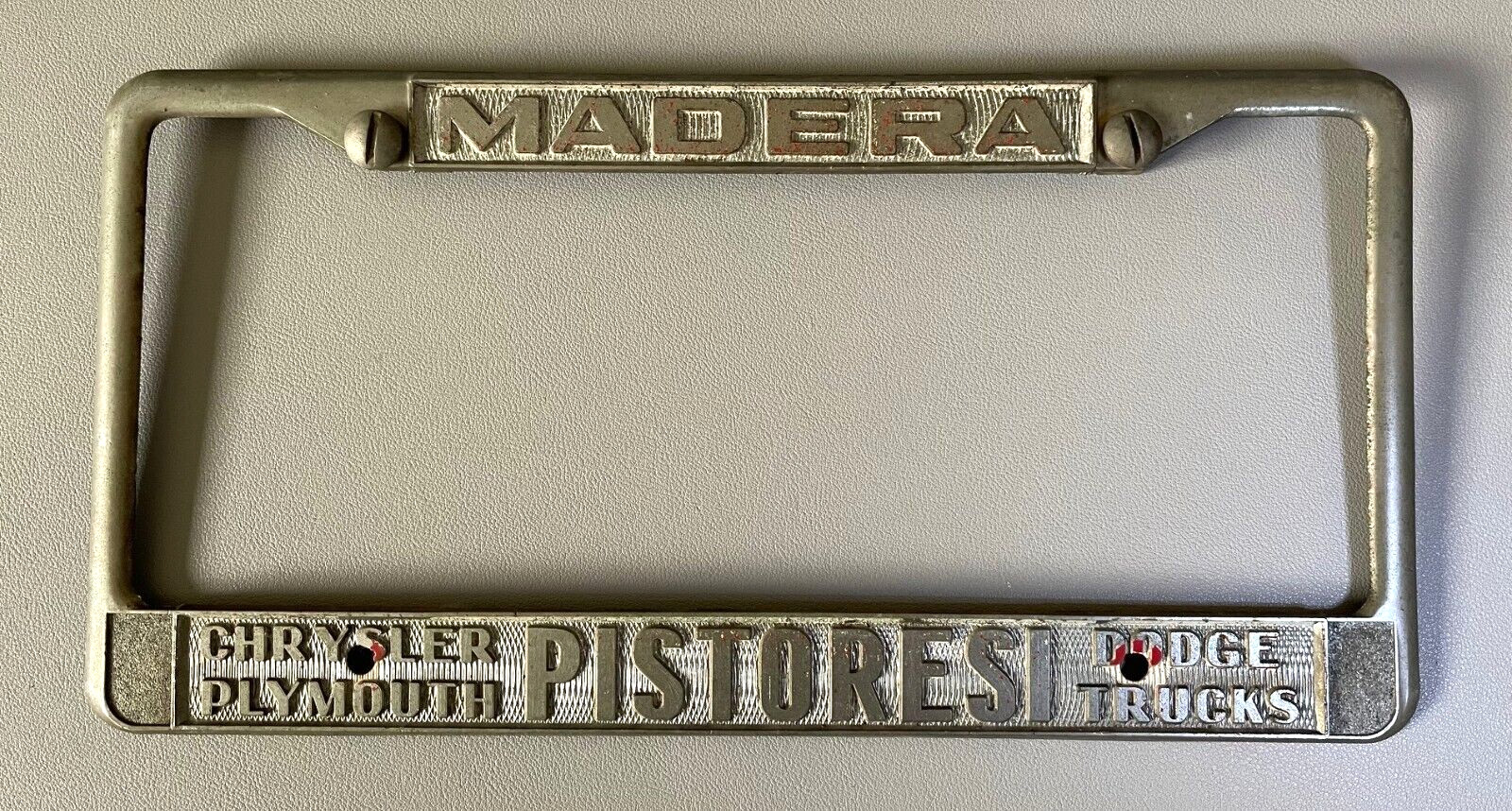 VINTAGE LICENSE PLATES FRAMES HOLDERS