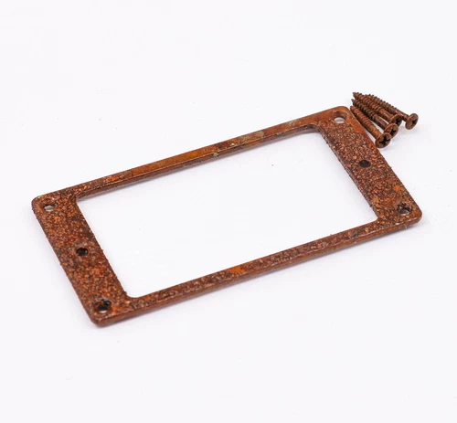 AGP ™ - Single Aged Chrome Flat Bottom Metal Humbucker Ring #732571